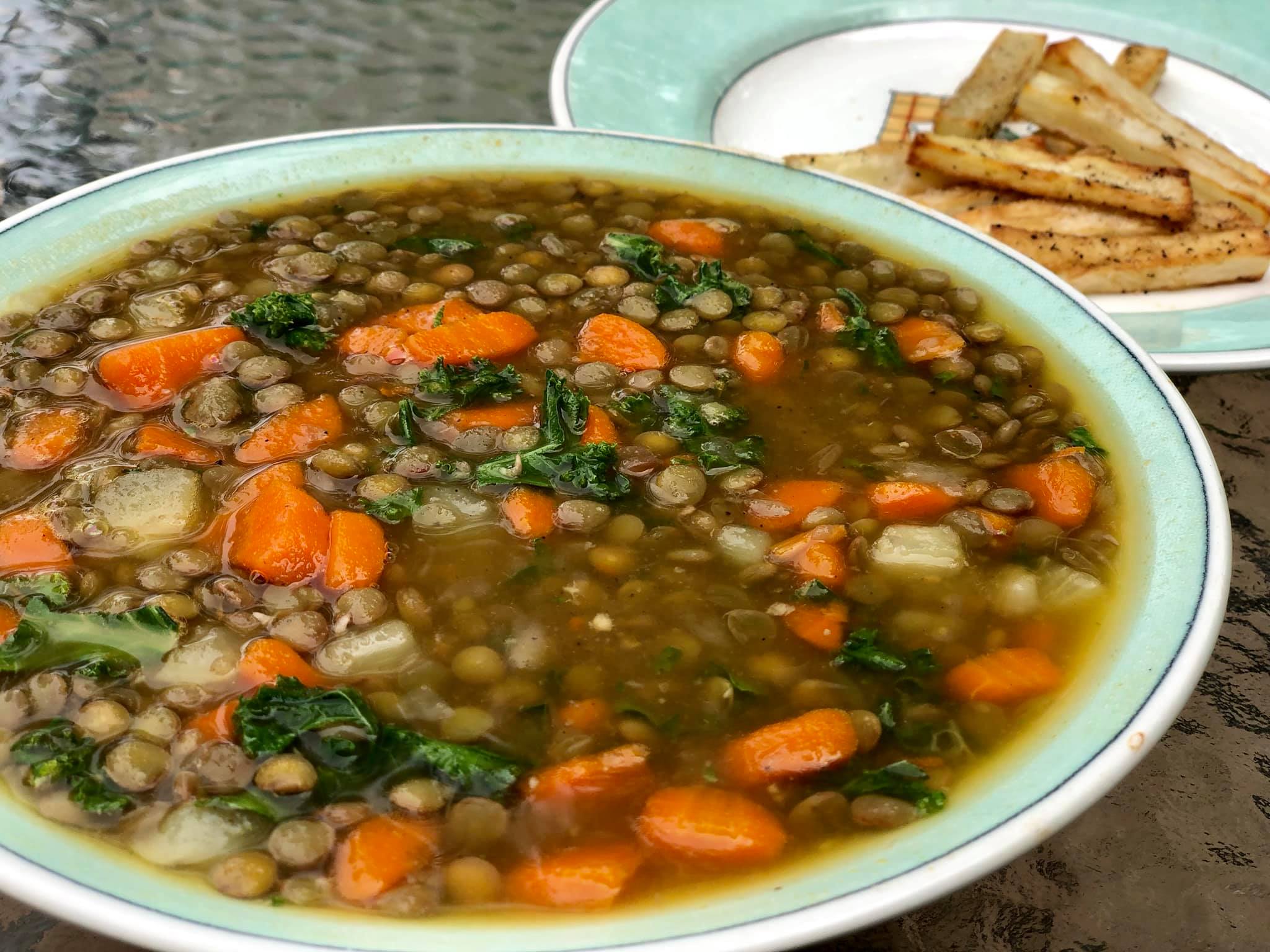 vegan lentil soup