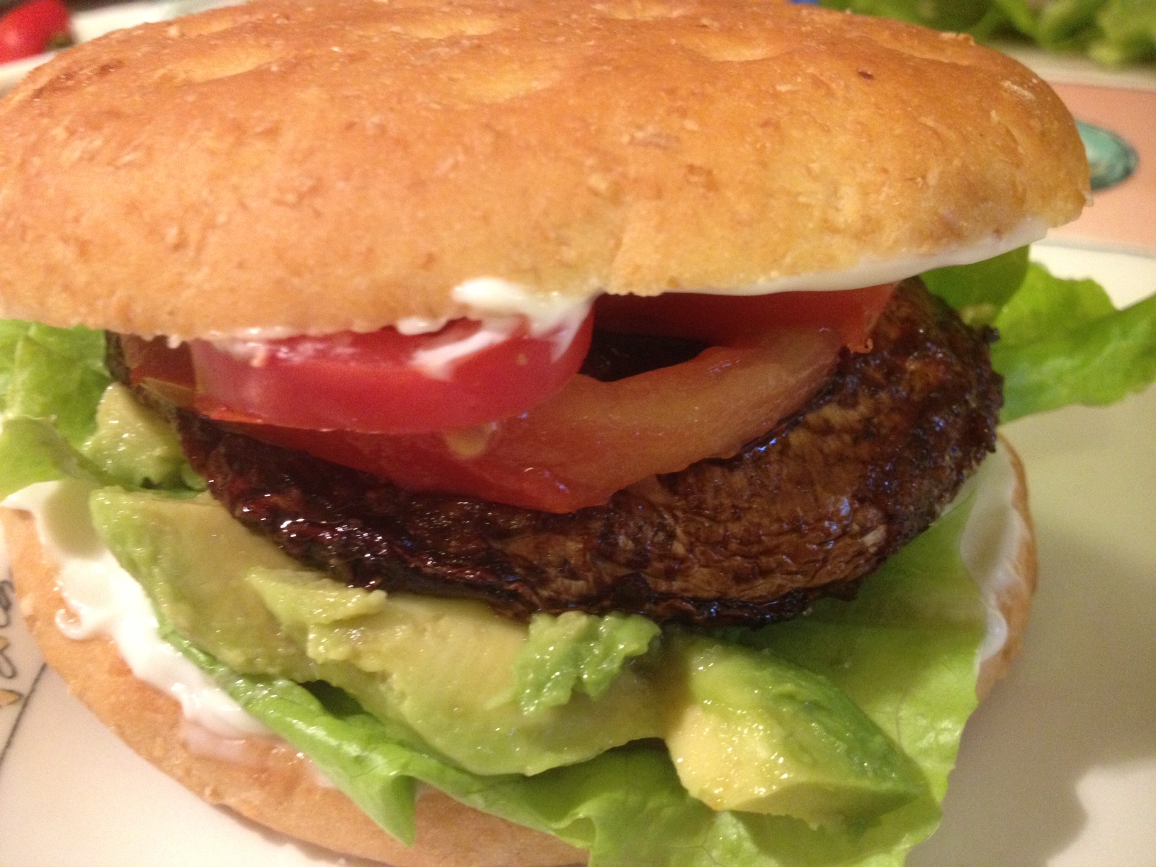 vegan sandwich ideas, easy vegan sandwich, vegan a-1 sauce, grilled portobello, vegan grilling ideas