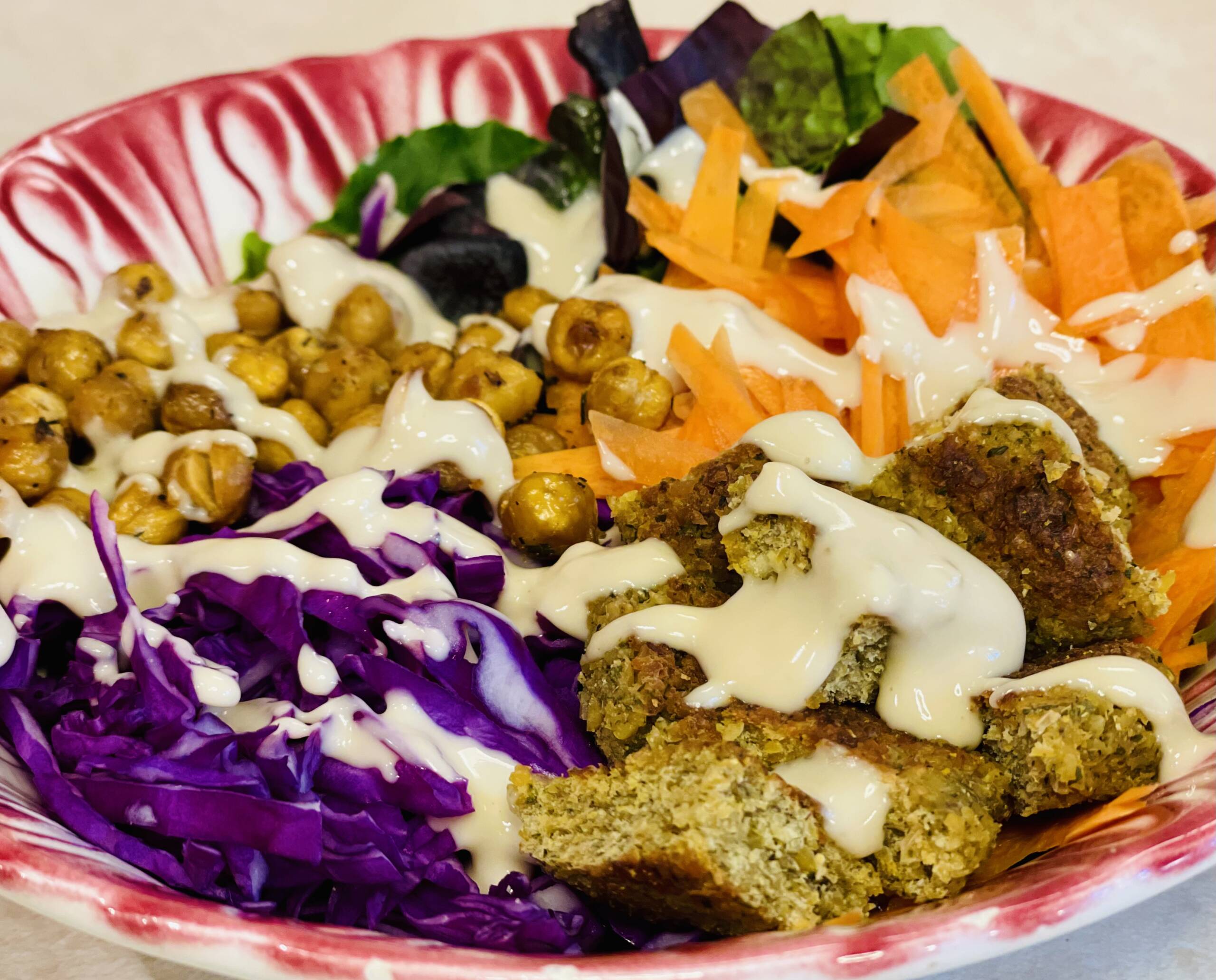 Easy Buddha Bowl + Creamy Tahini Sauce